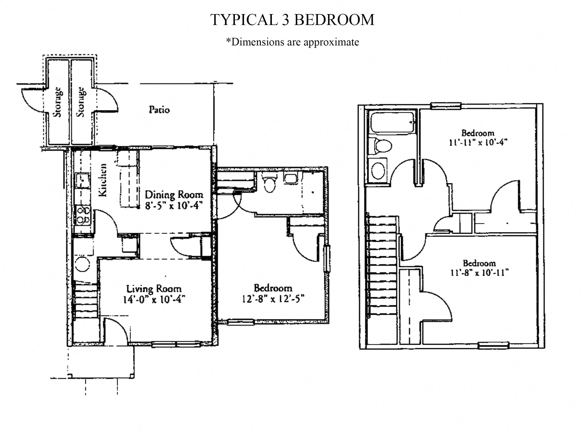 3 Bedroom Apartment at Roth Village 3 Bedroom Apartment | Roth Village Apartments | PMI